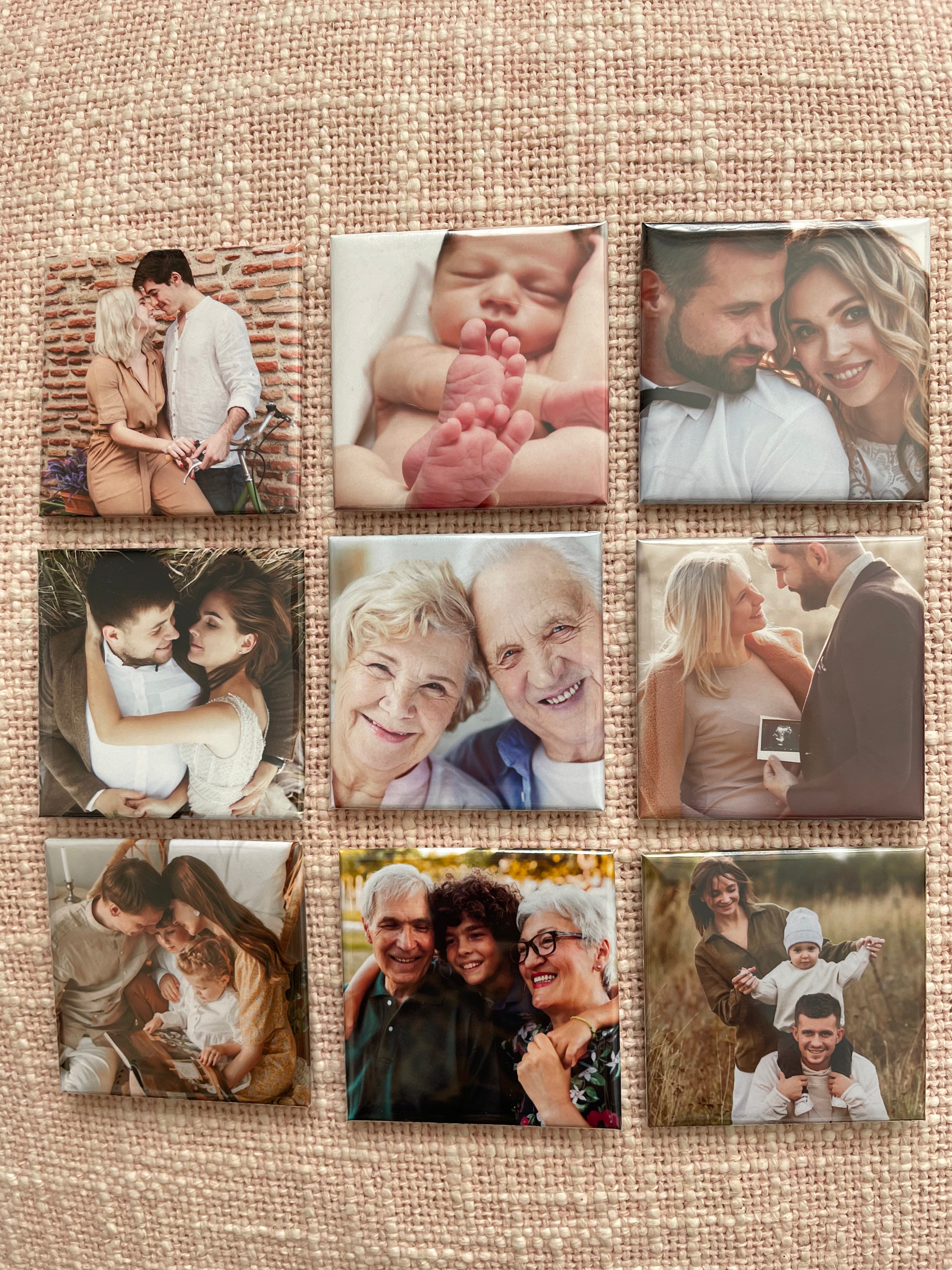 9-Pack Custom Photo Magnets