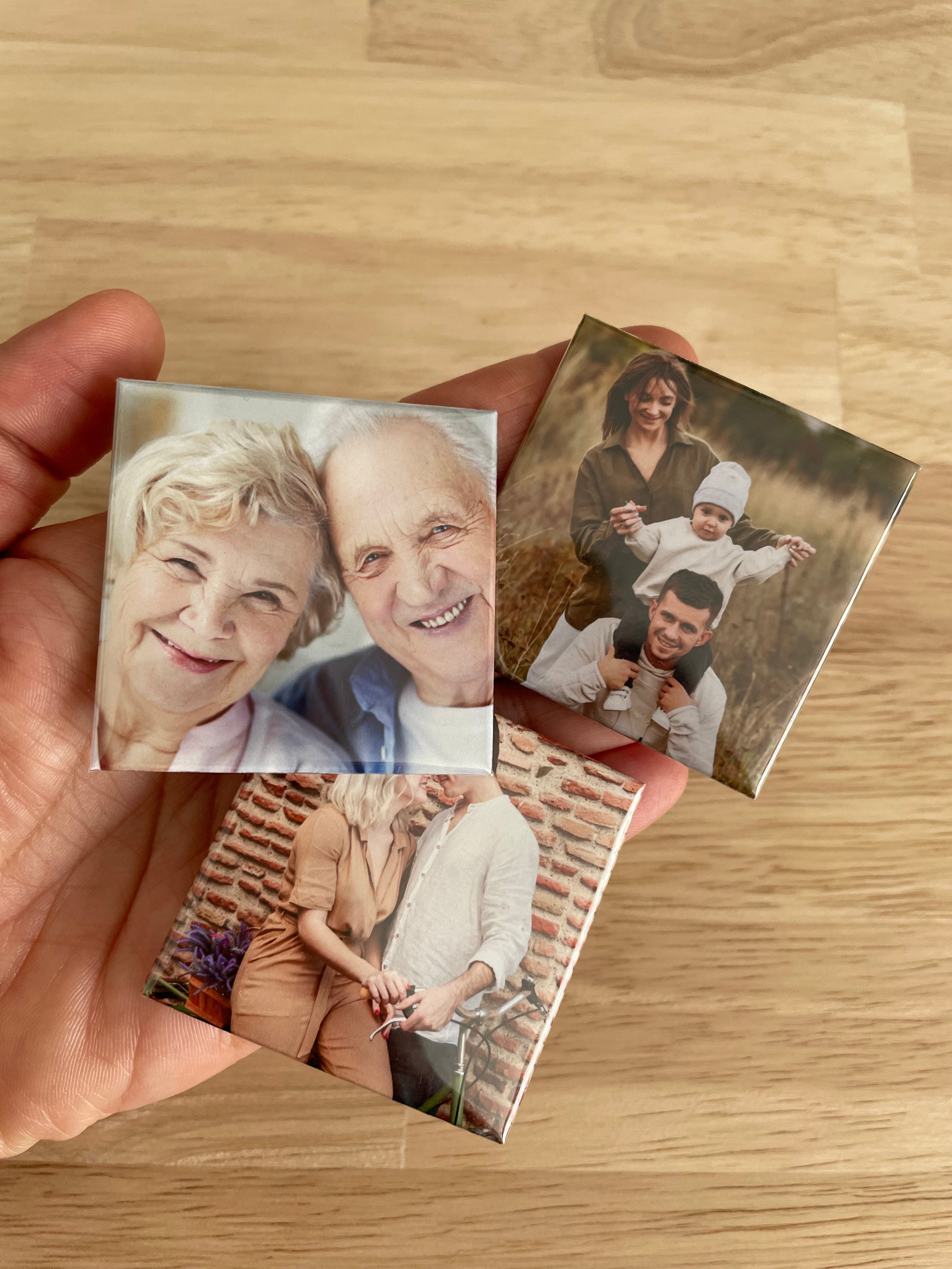 3-Pack Custom Photo Magnets